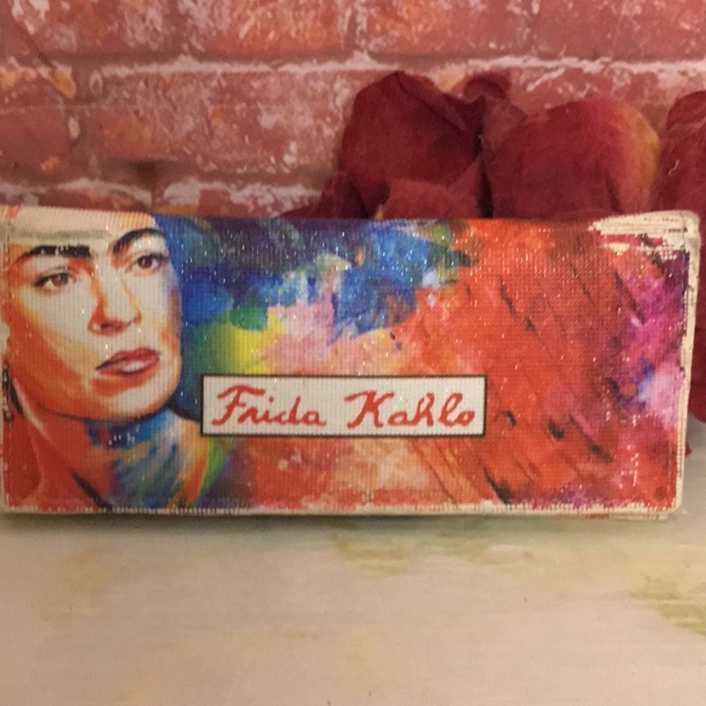 Colorful Frida Kahlo Accordion Wallet